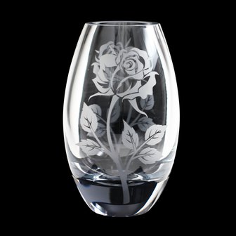 Rose Barrel Vase 7"